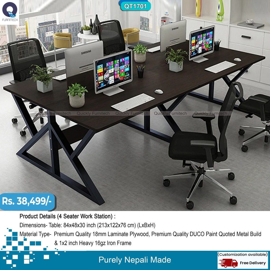 4 Seater Work Station